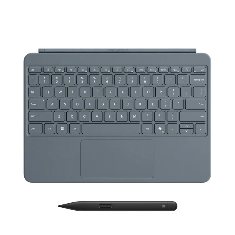 Microsoft Surface Pro 12-inch Keyboard with Slim Pen | Compatible with Surface Pro Copilot + | Ocean