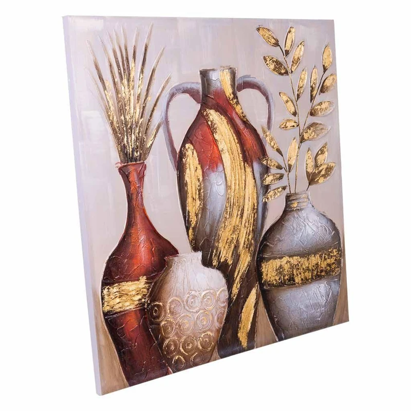 Cuadro with Hand Pintado Relieve