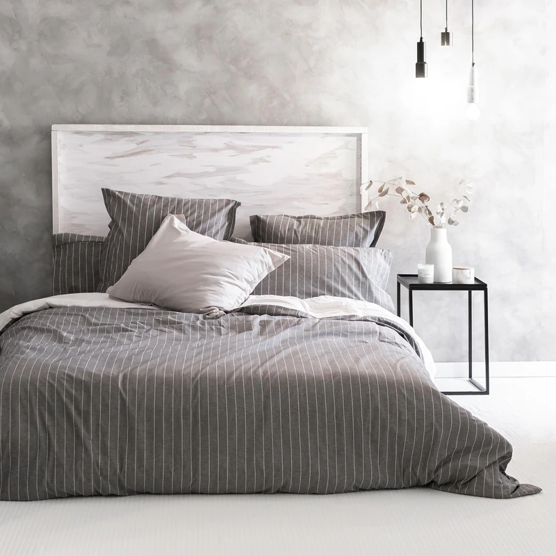 AlexandreHouse Oxford Funda Nórdica 200 x 200 cm (Cama 120) Grey