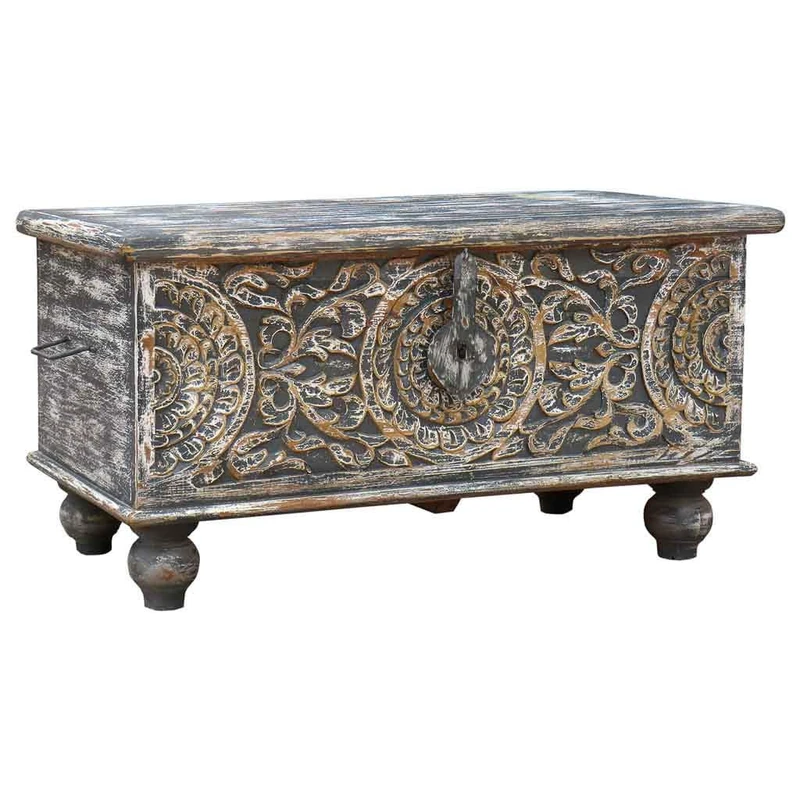 AlexandreHouse Baul De Madera Acabado Artesanal