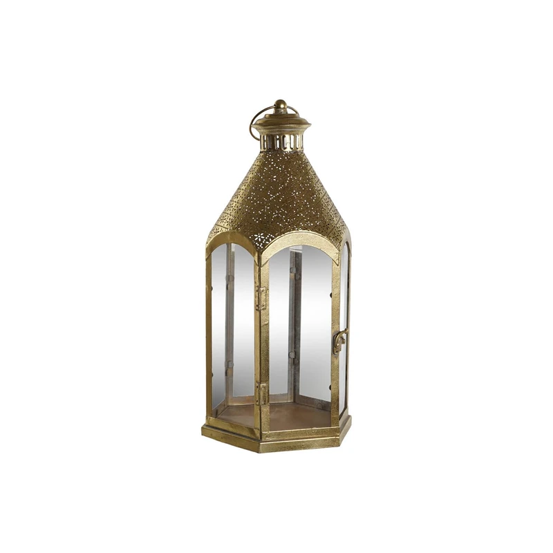 Dorado Metal Crystal Cake Holder 23 x 23 x 48 cm AlexandreHouse - Image 1