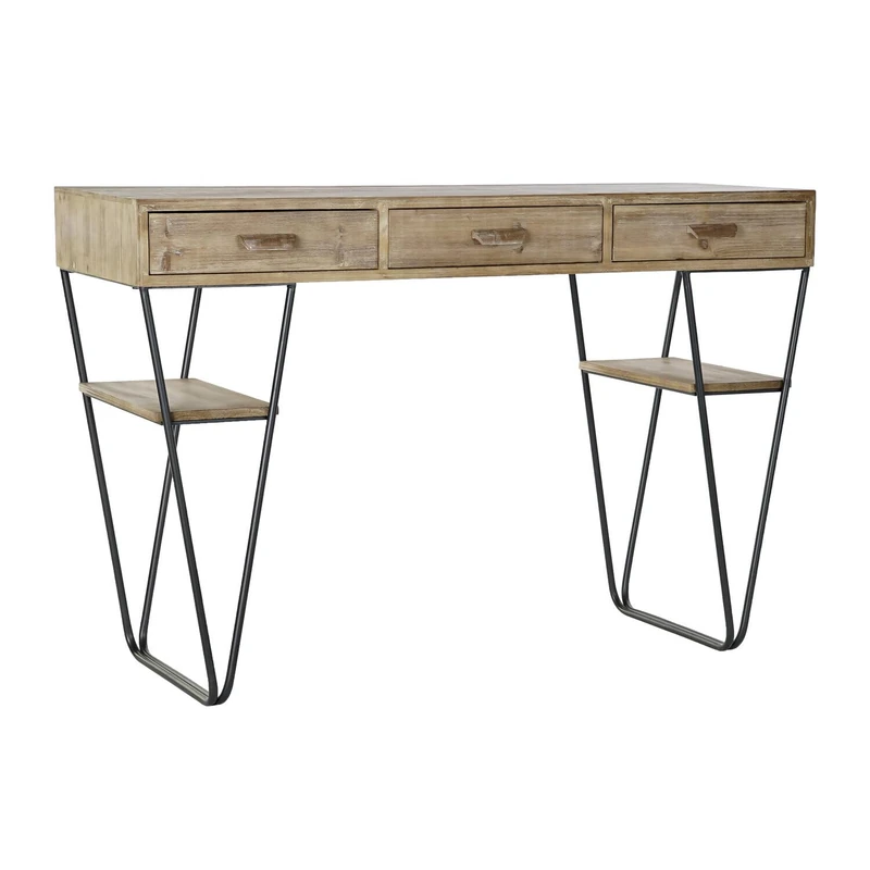 AlexandreHouse Consola Spruce Metal 120X43X78 7.30 Natural