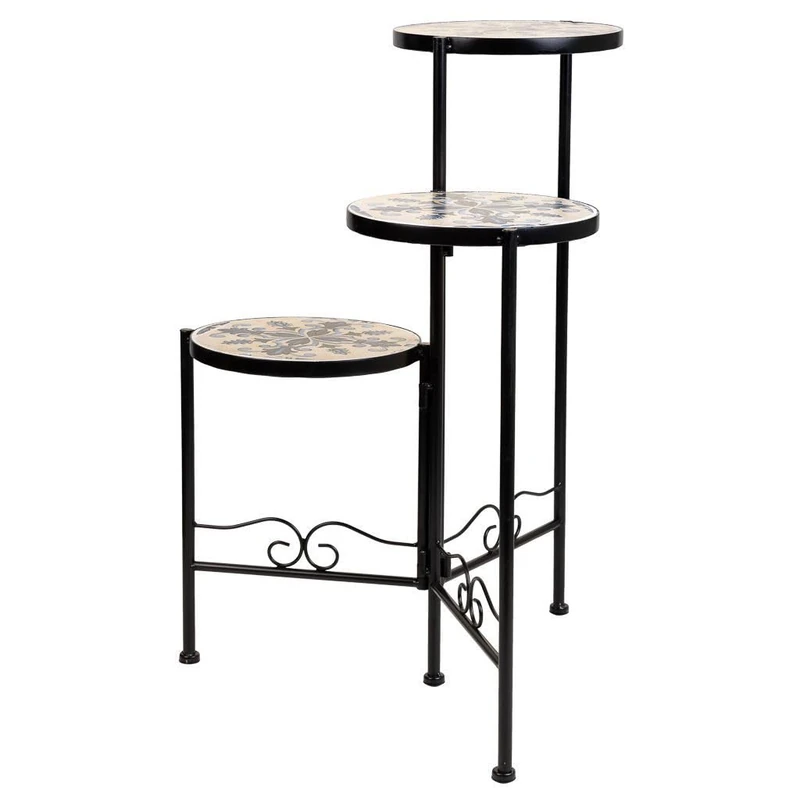 Mosaic Stand and Black Forging - Image 1