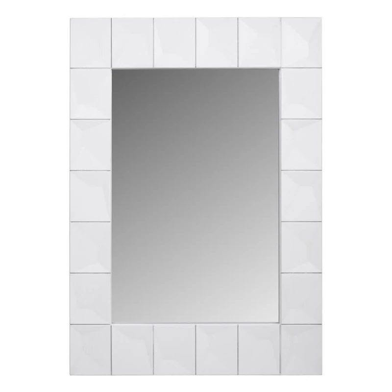 AlexandreHouse Espejo De Madera Lac White