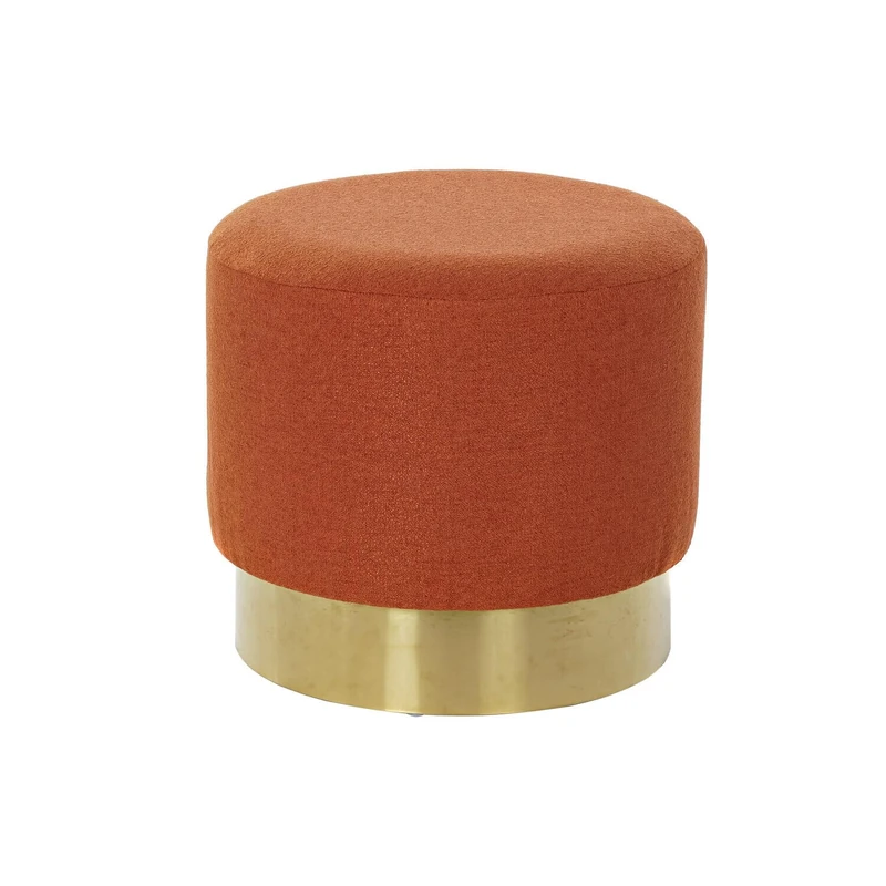 AlexandreHouse Reposapies Metal Microfibre 45 x 45 x 40 cm Terracotta