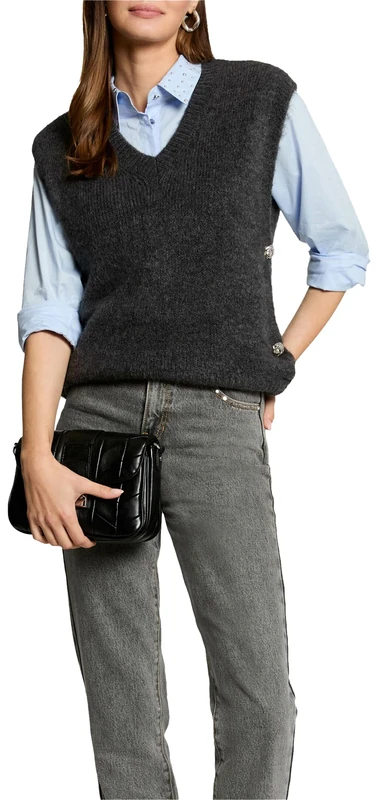 Morgan Sweater, Anthracite Grey, L