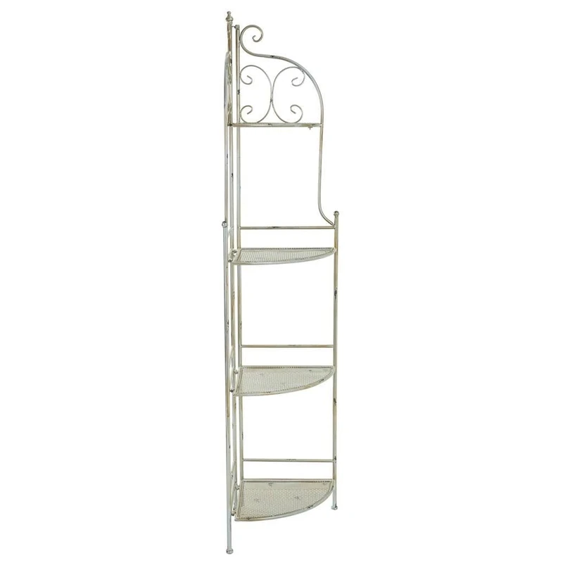 AlexandreHouse Forged Corner Shelf With 4 Shelves