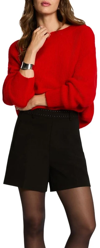Morgan Women's 242-mreine Sweater, Goji Berry, S - Image 1