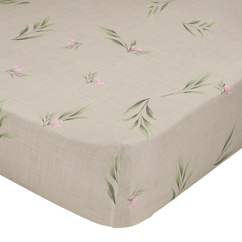 Summer floral Fitted sheet 90x200x32cm (Bed 90) - Image 1