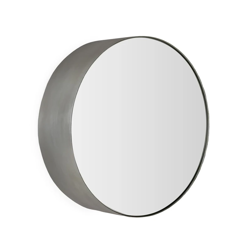 Espejo 60 x 19 x 60 cm Vintage Metal Nickel - Image 1