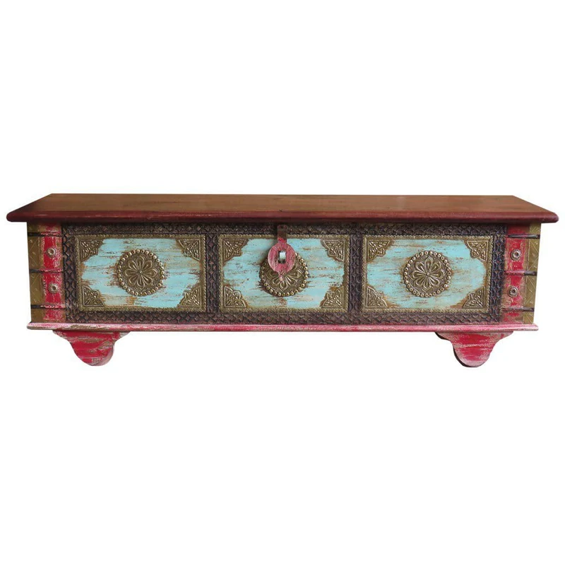 AlexandreHouse Wooden Chest Handmade Finish