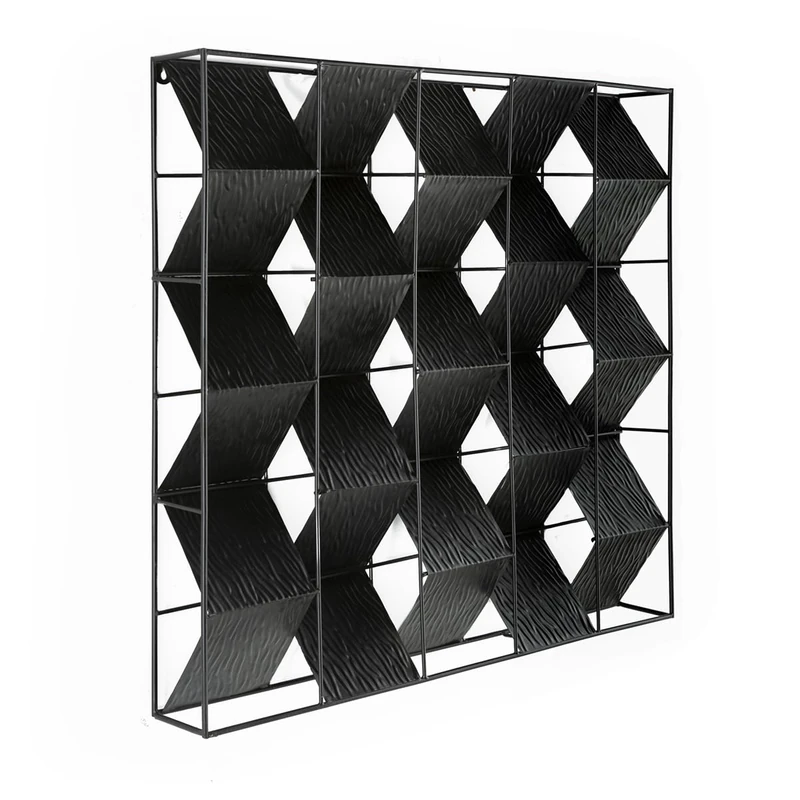 AlexandreHouse Exculture 76X13X76 Metal Black
