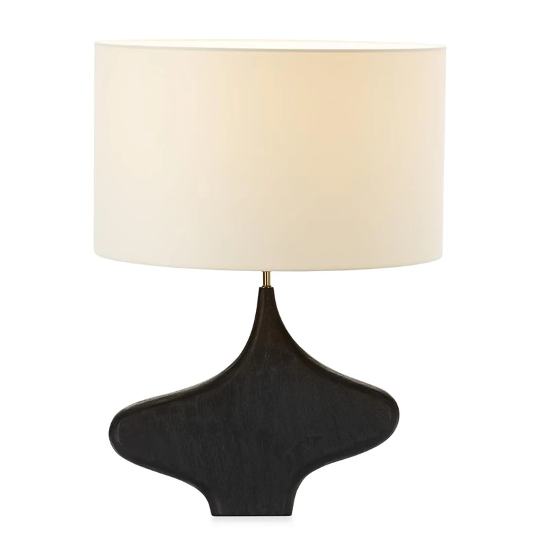 AlexandreHouse SOBREMESA LAMP 48X8X49.5 Madera Black/SIN Pants