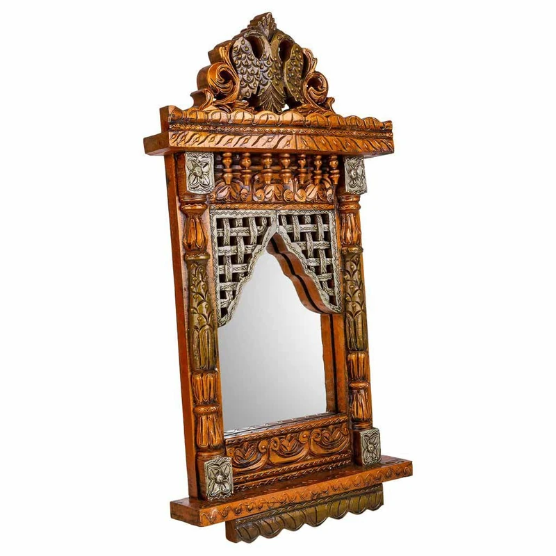 AlexandreHouse Handmade Finish Wooden Mirror