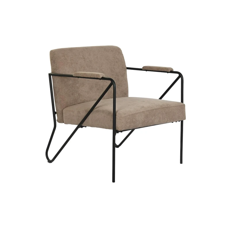 AlexandreHouse BUTACA POLYESTER METAL 66X69.5X78 BROWN - Image 1