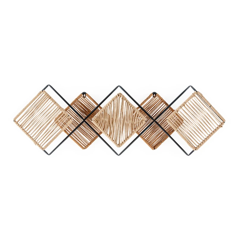 Exculture 118 x 7 x 39 cm Metal Black/Cuerda de Papel Brown_ AlexandreHouse - Image 1