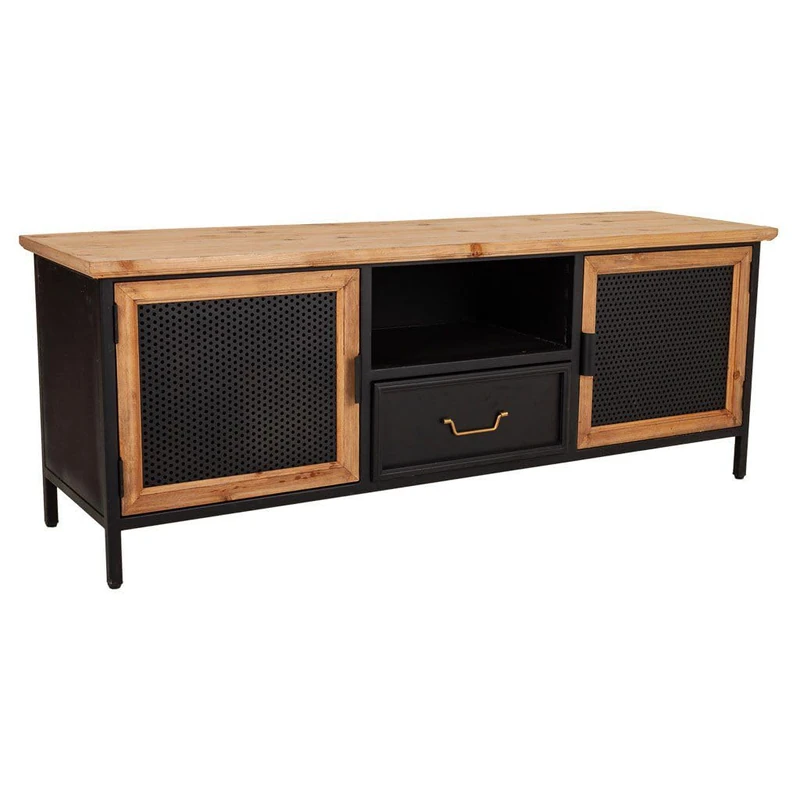 AlexandreHouse Mueble Bajo De Madera Y Metal