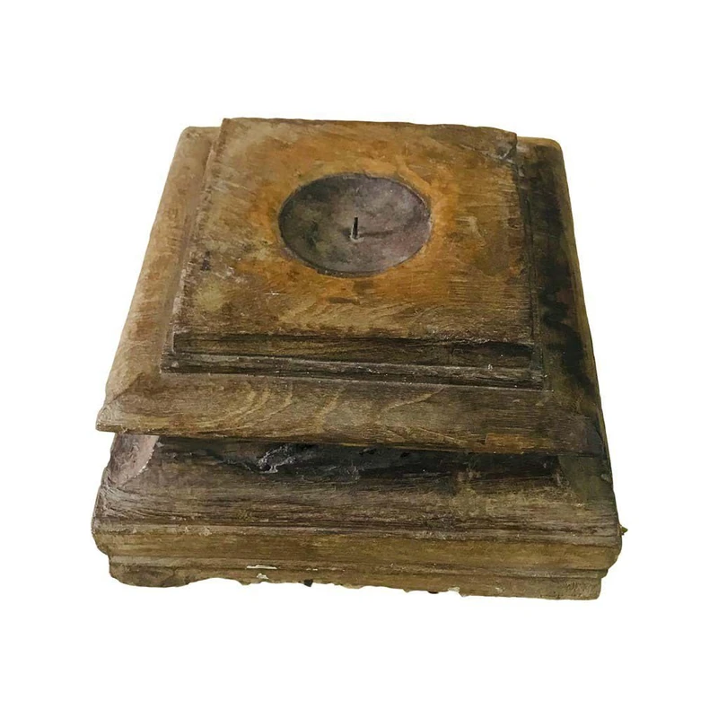 De Madera Acabado Artesanal Candelabra