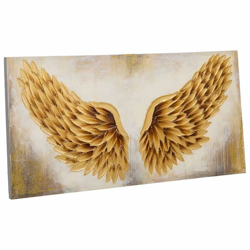 AlexandreHouse Cuadro Hand Pintado with Relieve Gold - Image 1