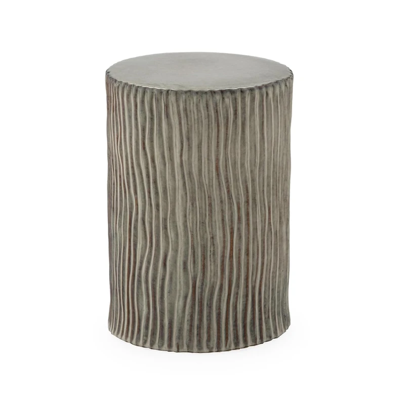 AlexandreHouse TABURETE 31X31X44.5 CERAMIC GRIS