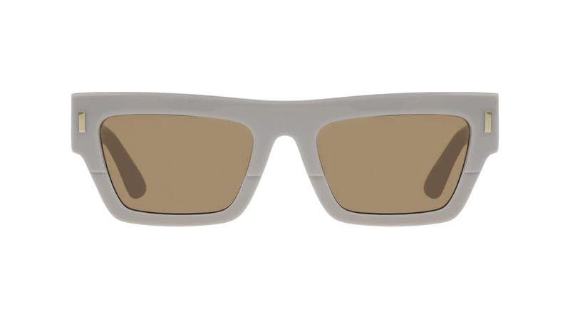 Calvin Klein Unisex Adult Sunglasses CK25510S - Beige with Solid Brown Lens