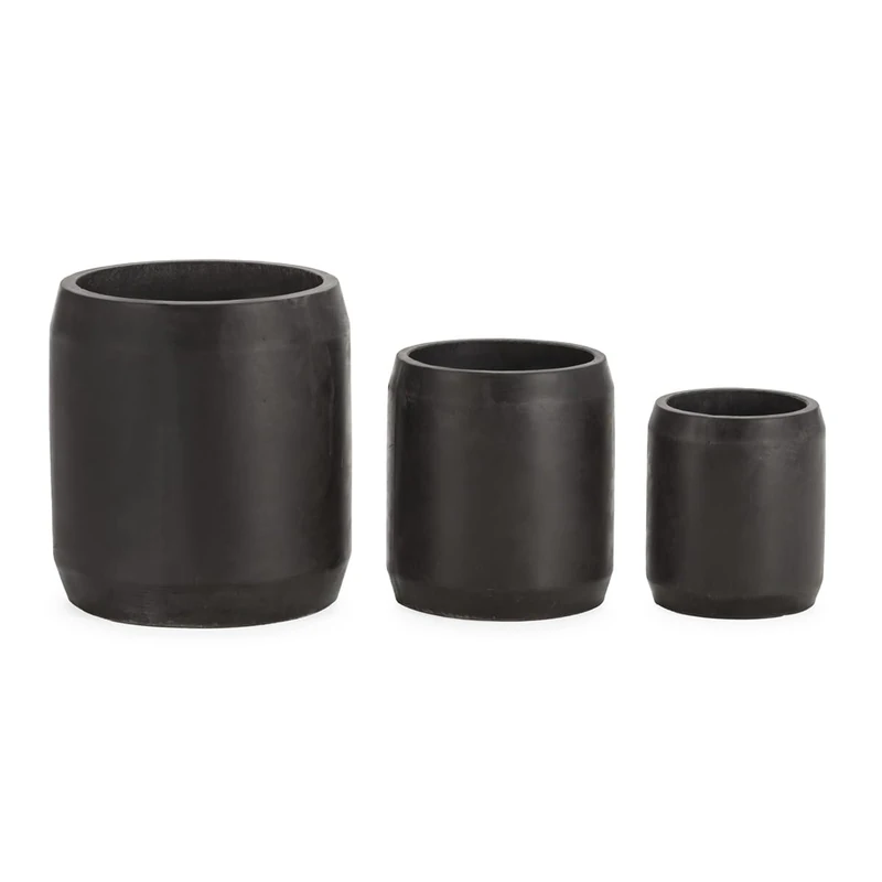 Set of 3 Maceteros 40 x 40 x 43/30 x 30 x 33/24 x 24 x 27.5 cm