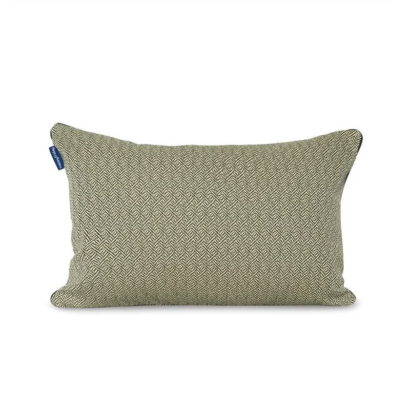 AlexandreHouse Herringbone Funda de cojín decorative 60x40 cm Olive green - Image 1