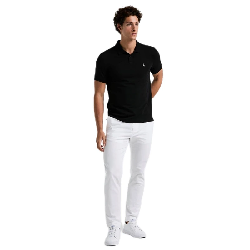 Original Penguin Daddy TNCL PIQ Stick Polo Shirt, S, True Black