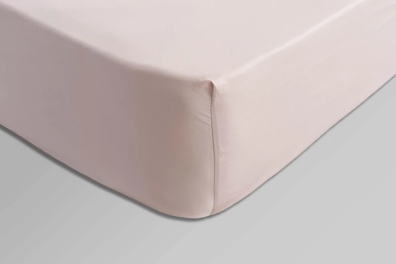 Sateen Pink Fitted Sheets in Pairs 150 x 200 (2) Pair