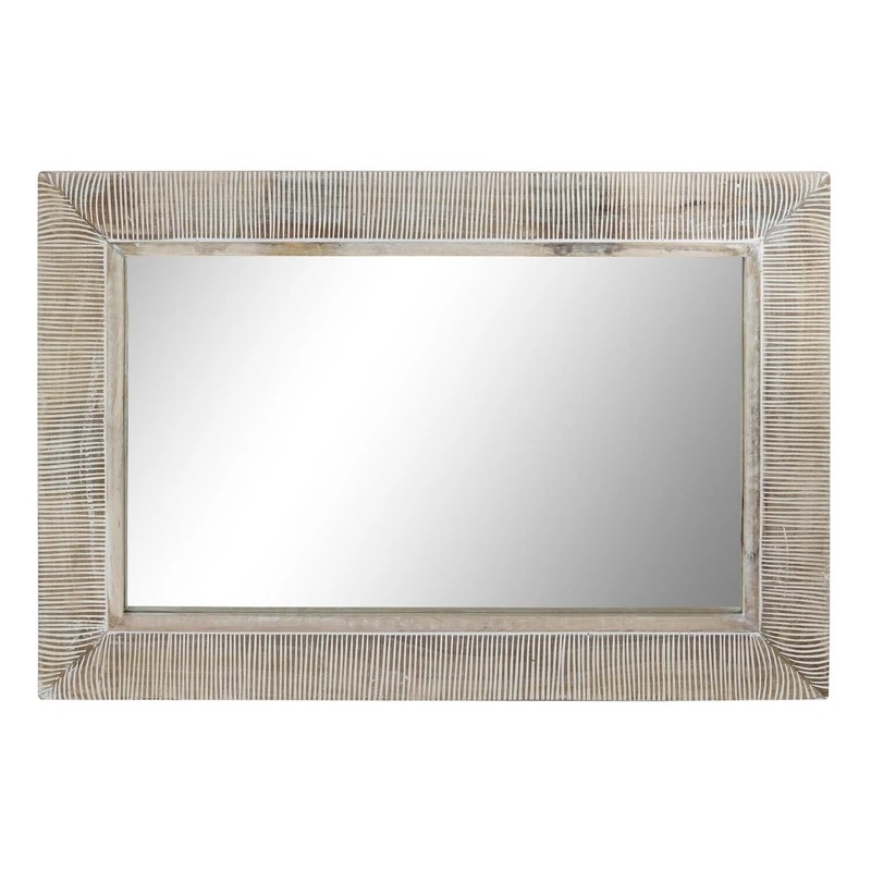 AlexandreHouse ESPEJO MANGO CRYSTAL 63.5X4X94 DECAPE BLANCO