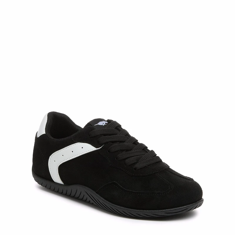 Rocket Dog Womens Race Sneaker, Black, 7 UK