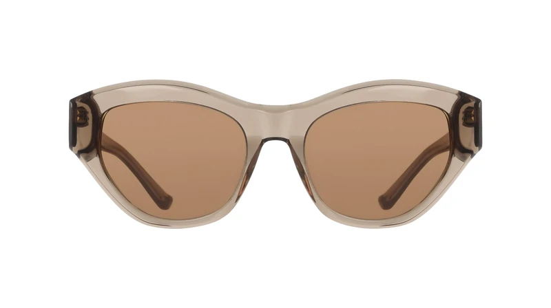 DONNA KARAN Women's DO517S Sunglasses, Crystal Champagne, One Size