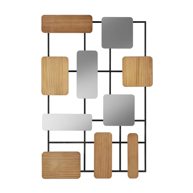 AlexandreHouse Exculture 67 x 2 x 99.5 cm Black/Espesjo/Madera Natural - Image 1