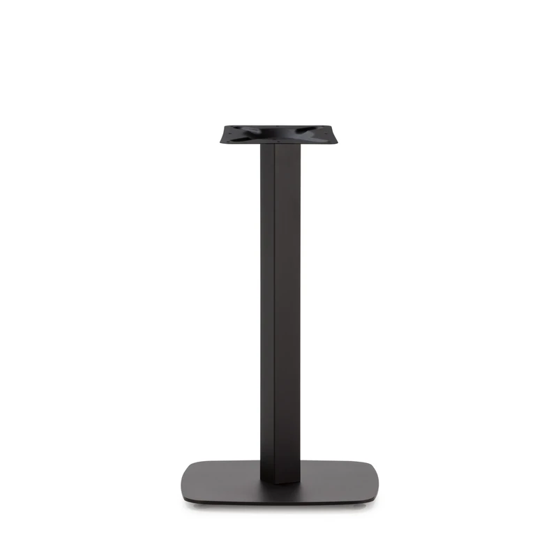 TABLE FOOT 40X40X72 METAL BLACK - Image 1