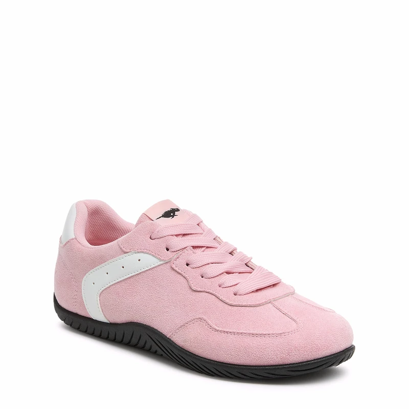 Rocket Dog Womens Race Sneaker, Pink, 3 UK