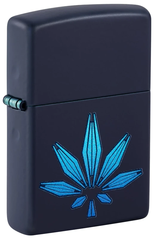 Zippo Lighter, Metal, Navy mat, One Size