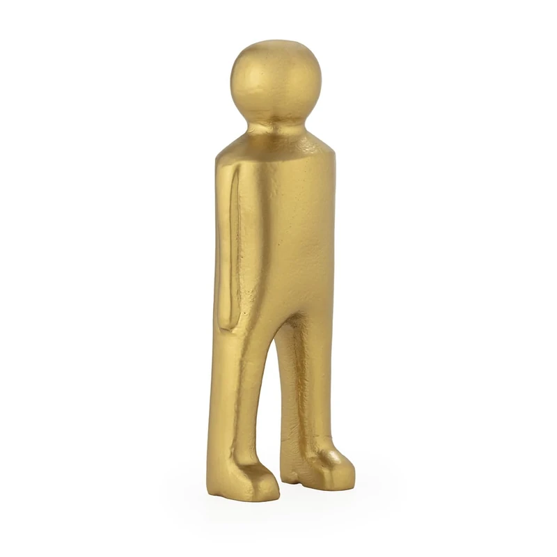 Figure 3 x 3 x 10 cm Metal Dorado AlexandreHouse - Image 1