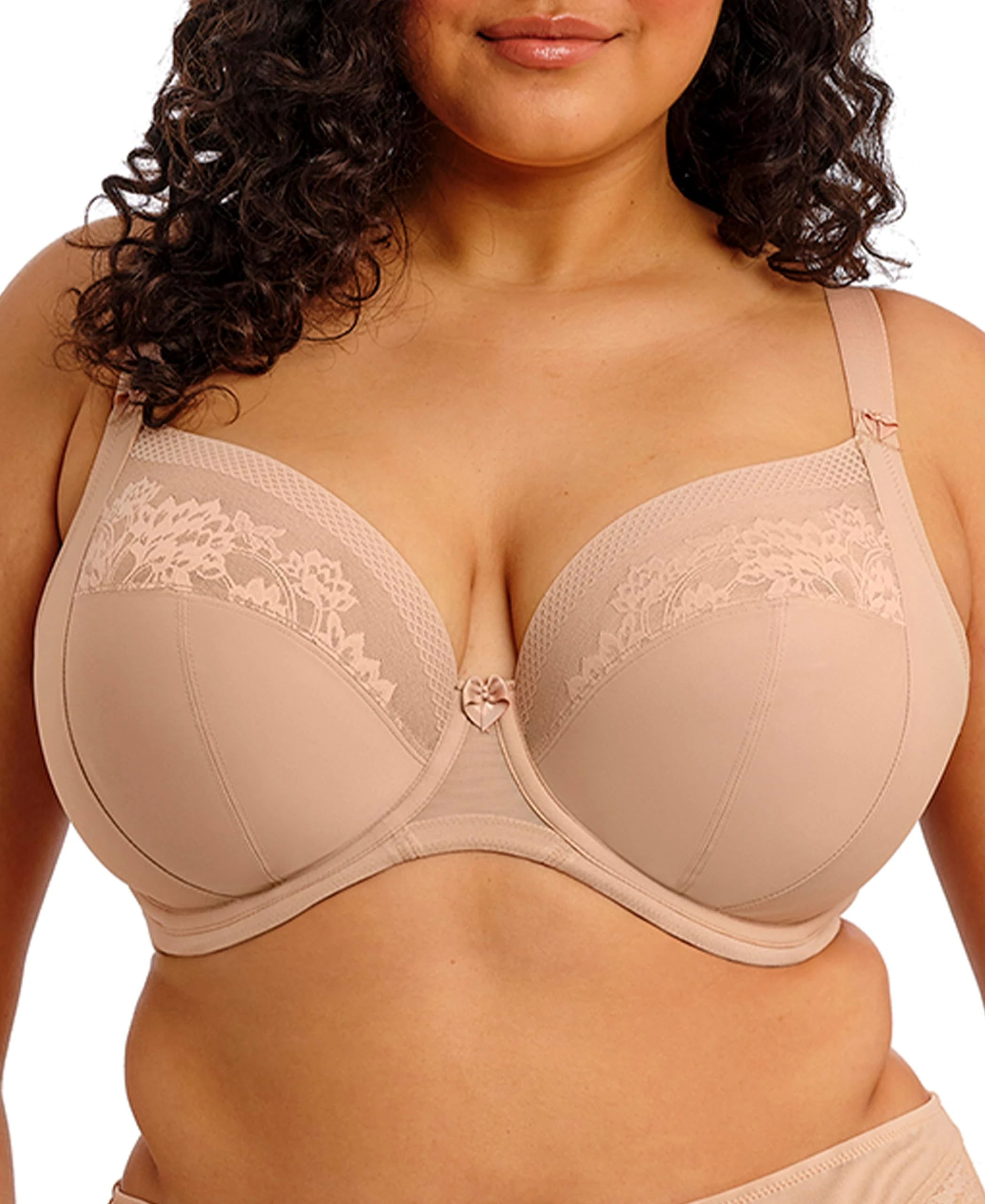 Elomi Women's Nerina Underwire Plunge Bra, Sahara, 36HH US