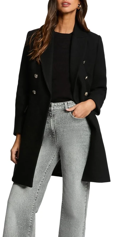 Morgan Women's 252-gatim.f Coat, Black M, 6 - Image 1