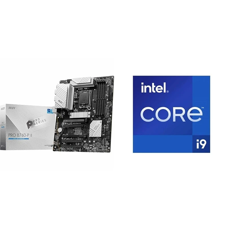 MSI PRO B760-P II Motherboard + Intel® Core™ i9-14900KF Desktop Processor 24 cores