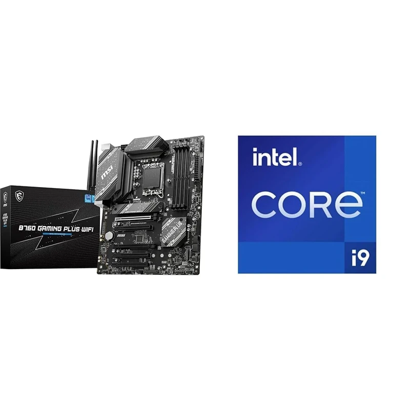 MSI B760 GAMING PLUS WIFI Motherboard + Intel® Core™ i9-14900KF Desktop Processor 24 cores