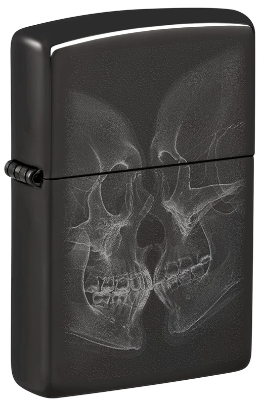 Zippo Lighter, Metal, High Polish Black, One Size