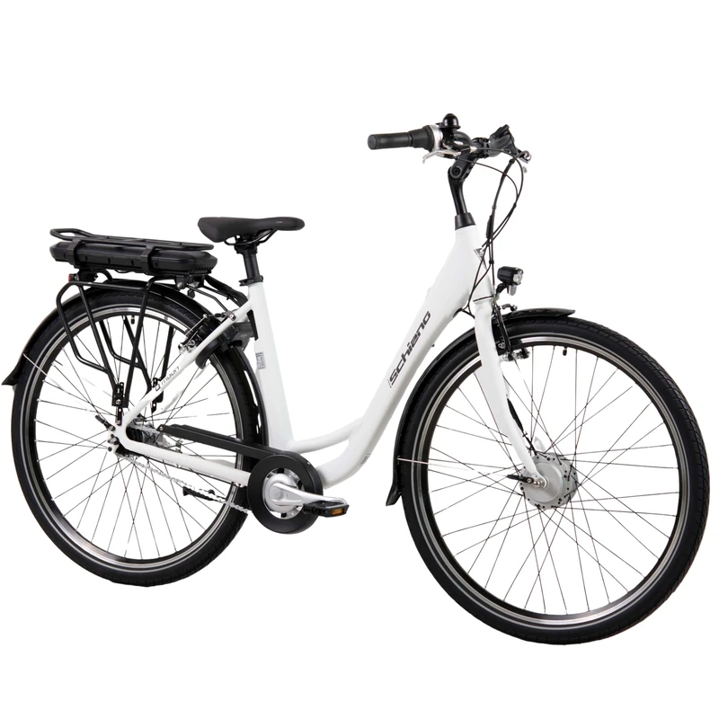 F.lli Schiano E-Moon, Electric Bike for Adults, 28", City Bike, 36V 14.5Ah Removable Battery, 250W Motor, 40Nm, Shimano Nexus 7-Speed Commuter E bike, White