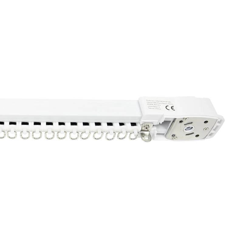PNI Curtain rail, drapery PT9235S length 5m, compatible SafeHome PT923 smart motor, White - Image 1