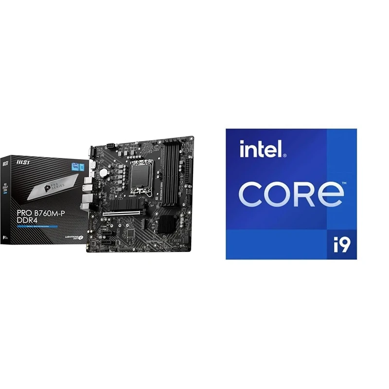 MSI PRO B760M-P DDR4 Motherboard + Intel® Core™ i9-14900KF Desktop Processor 24 cores
