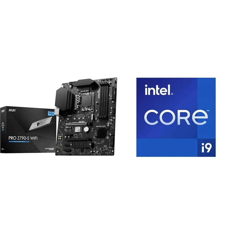MSI PRO Z790-S WIFI Motherboard + Intel® Core™ i9-14900KF Desktop Processor 24 cores