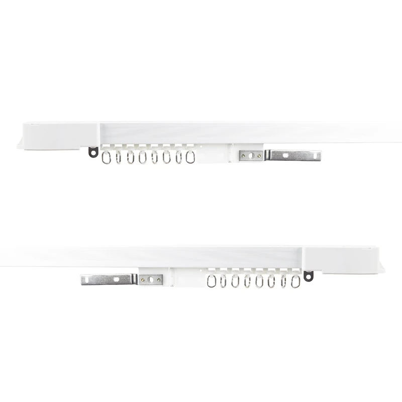 PNI Curtain rail, curtain PT9234S length 4m, compatible SafeHome PT923 smart motor, White