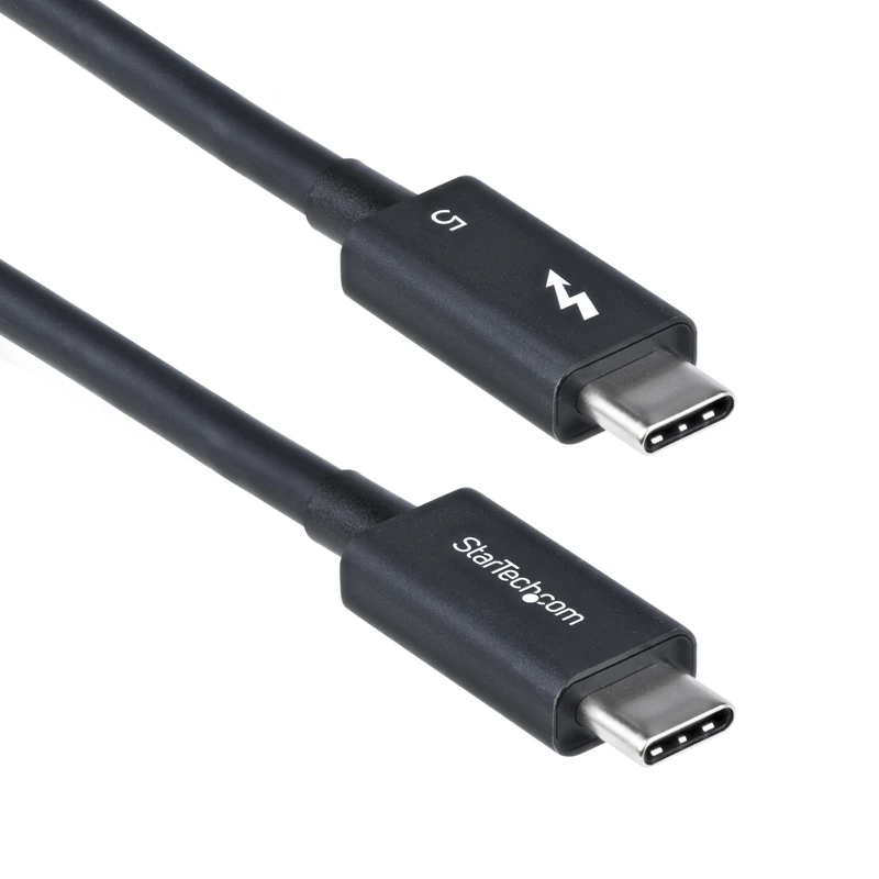 StarTech.com 3ft (1m) Thunderbolt 5 Cable, 80Gbps/120Gbps, 240W PD, 8K 60Hz, Thunderbolt Certified, TB5/TB4/USB4/USB-C
