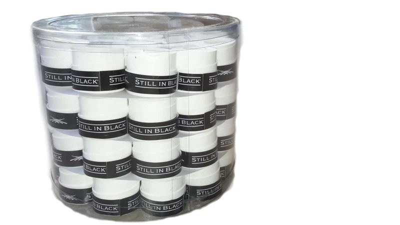 Still in Black Sticky on Grip Unisex Adult Tennis, White, Normal - Image 1