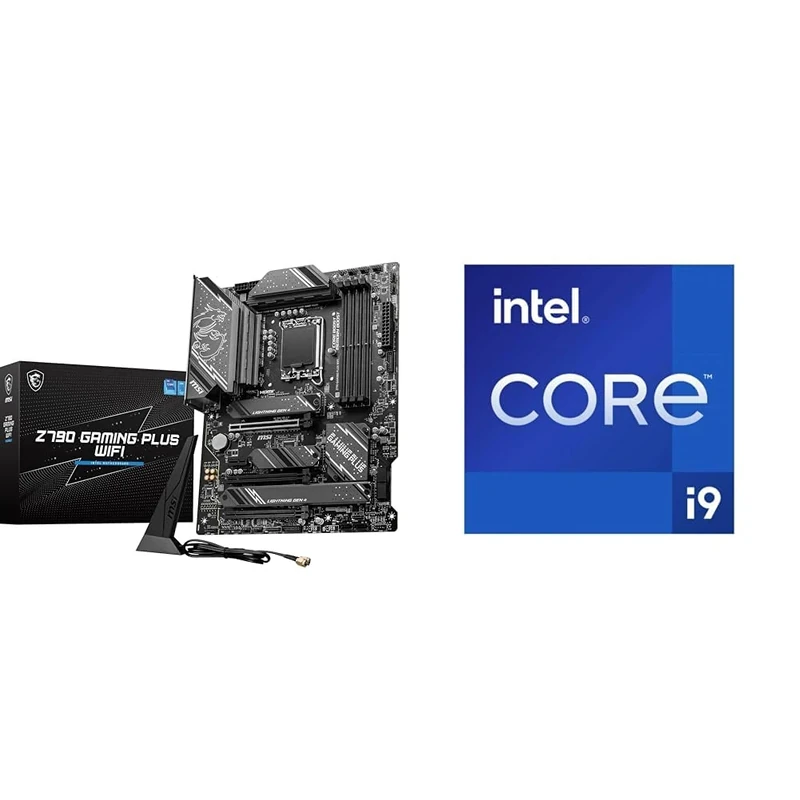 MSI Z790 GAMING PLUS WIFI Motherboard + Intel® Core™ i9-14900KF Desktop Processor 24 cores